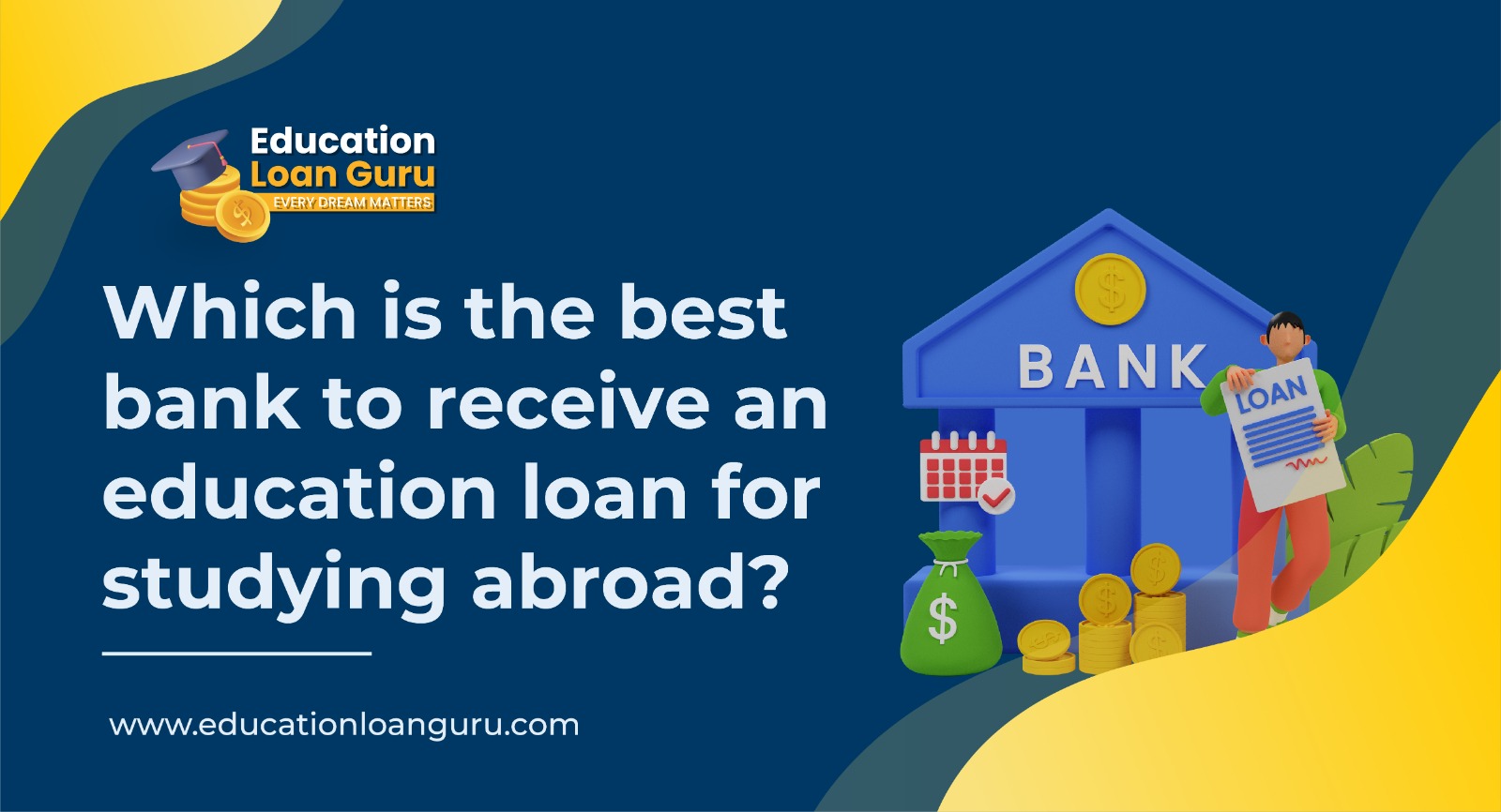 Which bank is best for education loans?